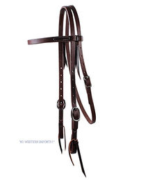 Produktbild von Schutz Brothers RH Browband Headstall Trense aus Leder mit Doppelverschluss in Braun