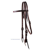 Produktbild von Schutz Brothers RH Browband Headstall Trense aus Leder mit Doppelverschluss in Braun