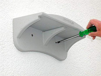 Schwegler Mehlschwalben-Fassadennest Typ 11 mit 2 Nestern aus Holzbeton in Grau für Wildvögel – Bild 1 von 5