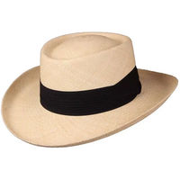 Produktbild von Scipis Panama Hut Gorro aus Naturmaterial in Schwarz oder Beige Größe S