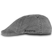Produktbild von Scippis Beret Gorra Chilla Barette aus Baumwolle Schwarz Grau S/M