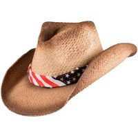 Produktbild von Scippis Unisex Strohhut Western-Stil in Braun oder Beige Größe L/XL