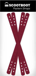Scoot Boots Fesselschutz Laniere aus TPU 4er Set Braun Bordeaux Größe L – Bild 1 von 1