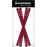 Produktbild von Scoot Boots Fesselschutz Laniere aus TPU 4er Set Braun Bordeaux Größe L
