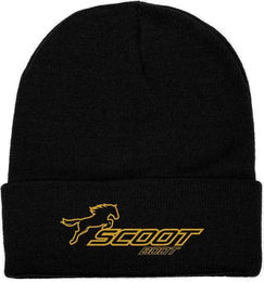 Scoot Boots Mütze aus Acryl Schwarz für Winter Unisex – Bild 1 von 1