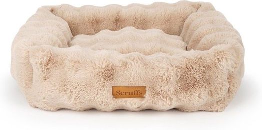 Produktbild von Scruffs Alpine Hundebett aus Plüsch in Beige 90x70 cm