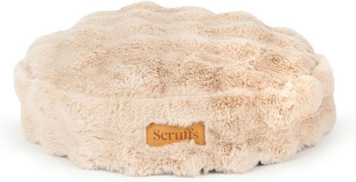 Scruffs Alpine Katzenbett aus Plüsch in Beige/Braun Ø 50 cm – Bild 1 von 1