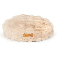 Produktbild von Scruffs Alpine Katzenbett aus Plüsch in Beige/Braun Ø 50 cm