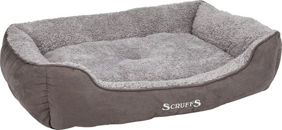 Produktbild von Scruffs Cosy Box Hundebett aus Plüsch Grau XL