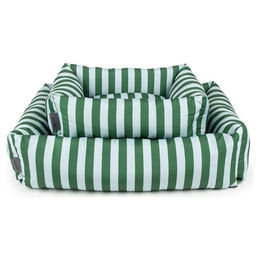 Scruffs Hundebett Amalfi grün weiß gestreift Größe XL – Bild 1 von 1