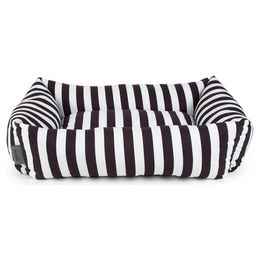 Scruffs Hundebett Amalfi schwarz weiß gestreift Größe XL – Bild 1 von 1