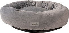 Produktbild von Scruffs Hundekissen Oslo Ring Bed Plüsch Grau Größe L
