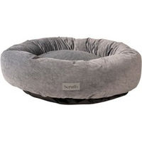 Produktbild von Scruffs Hundekissen Oslo Ring Bed Plüsch Grau Größe L