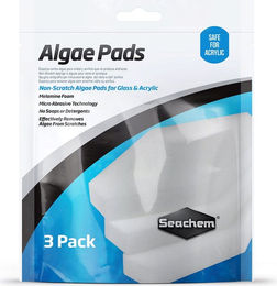 Seachem Algae Pad Melamin Scheibenreiniger für Aquarien 3er-Pack Weiß – Bild 1 von 7