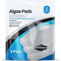 Produktbild von Seachem Algae Pad Melamin Scheibenreiniger für Aquarien 3er-Pack Weiß