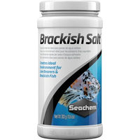 Produktbild von Seachem Brackish Salt Lebendträgersalz zur Wasseraufbereitung für Brackwasser-Aquarien für Fische 300 g