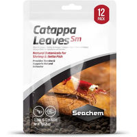 Produktbild von Seachem Catappa Leaves Aquariumdekoration für Süßwasser Fische und Garnelen 12 Stück