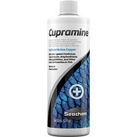 Produktbild von Seachem Cupramine Kupfer-Behandlung zur Wasserreinigung für Aquarien 500 ml - 500 ml