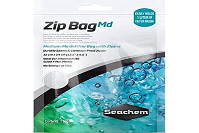 Produktbild von Seachem Media-Tasche mit Reißverschluss weiß mittelgroß 31,8 x 14 cm