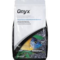 Produktbild von Seachem Onyx Kies Bodengrund Schwarz Grau 7kg