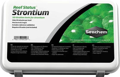 Produktbild von Seachem Reef Status Strontium Wassertest für Meerwasser