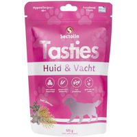 Produktbild von Sectolin Tasties Haut & Fell Funktionssnack für Hunde 125 g