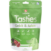Produktbild von Sectolin Tasties Zahnpflege-Snack für Hunde zur Unterstützung von Zähnen und Atem 125 g