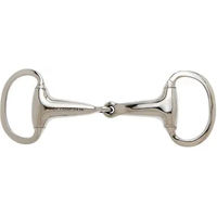 Produktbild von Sefton Gebiss für Englisch Pferd aus Edelstahl mit dicken hohlen Oliven und flachrandigem Ring