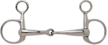 Produktbild von Sefton Gebiss Mors Baucher für Pferde mit dickem Mundstück aus Edelstahl in Silber