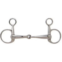 Produktbild von Sefton Gebiss Mors Baucher für Pferde mit dickem Mundstück aus Edelstahl in Silber