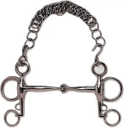 Produktbild von Sefton Mors Pelham für Pferde aus Edelstahl mit kurzen Seitenringen in Silber