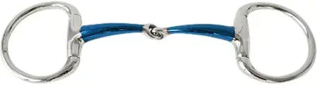 Produktbild von Sefton Olivenkopftrense in Blau mit Edelstahlgebiss