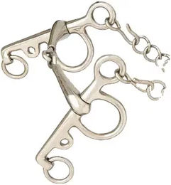 Produktbild von Sefton Pelham-Zügel mit beweglichem Mundstück aus Edelstahl in Silber für Pferde