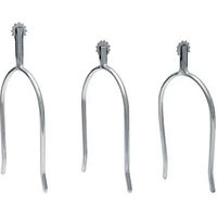 Produktbild von Sefton Portugiesische Sporen für Pferde rechts mit Edelstahl-Spitzenrad 40 mm Silber