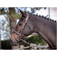 Produktbild von SEGWICK Leder Trense Wednesday Jump'In Collection für Pferde Full Bit Schwarz Braun Blau