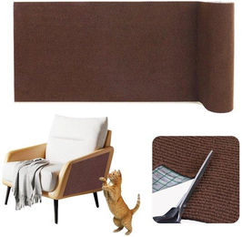 Selbstklebende Katzenkletterwand für Katzen in Dunkelbraun 40 cm x 4 m – Bild 1 von 1
