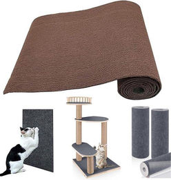 Selbstklebende Kratzmatte für Katzen in Braun 198,7 x 40,8 cm – Bild 1 von 1