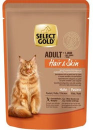 SELECT GOLD Adult Hair & Skin Hundepaté Lachs und Huhn getreidefrei und glutenfrei 24x85 g - 24 x 85 g – Bild 1 von 2