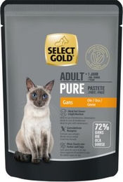 SELECT GOLD Adult Pure Gans Katzenfutter mit hohem Fleischanteil 48x85 g - 48 x 85 g – Bild 1 von 2