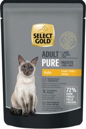 SELECT GOLD Adult Pure Huhn Katzenfutter mit hohem Fleischanteil 24x85 g - 24 x 85 g – Bild 1 von 2