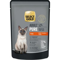 Produktbild von SELECT GOLD Adult Pure Pute Katzenfutter mit hohem Fleischanteil 48x85 g - 48 x 85 g