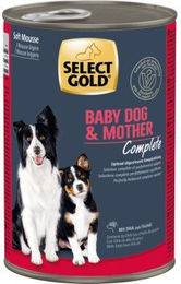 Produktbild von SELECT GOLD Baby Dog & Mother Soft Mousse Hund Nassfutter für Welpen 6x360 g - 6 x 360 g