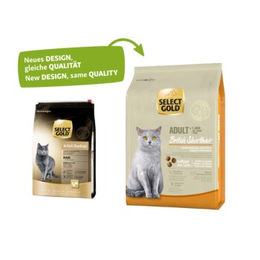 Produktbild von SELECT GOLD British Shorthair Adult Katzenfutter Geflügel und Lachs getreidefrei 2,5 kg - 2,5 kg