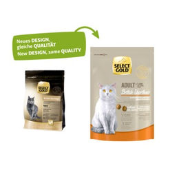 Produktbild von SELECT GOLD British Shorthair Adult Katzenfutter Geflügel und Lachs getreidefrei 300 g - 300 g