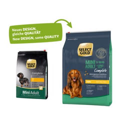 Produktbild von SELECT GOLD Complete Mini Trockenfutter für Hunde Adult Huhn und Rind ohne Zucker 4 kg - 4 kg