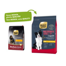 Produktbild von SELECT GOLD Complete Trockenfutter Hund Medium Adult Huhn und Rind 4 kg - 4 kg