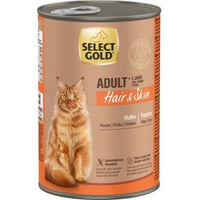 Produktbild von SELECT GOLD Hair & Skin Adult Hundefutter Lachs und Huhn 12x400 g - 12 x 400 g