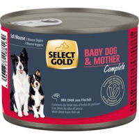 Produktbild von SELECT GOLD Hund Nassfutter Complete Soft Mousse Huhn Baby & Mother 12x180 g glutenfrei - 12 x 180 g