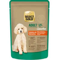 Produktbild von SELECT GOLD Hund Nassfutter Sensitive Adult Truthahn mit Topinambur 24x100 g - 24 x 100 g