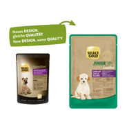 Produktbild von SELECT GOLD Hund Nassfutter Sensitive Junior Lamm und Lachs 12x100 g - 12 x 100 g